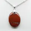 Rode jaspis hanger ketting - 0