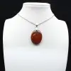 Rode jaspis hanger ketting - 1