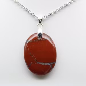 Rode jaspis hanger ketting