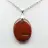 Rode jaspis hanger ketting