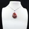 Geologische rode jaspis hanger - 2