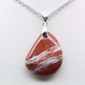 Geologische rode jaspis hanger