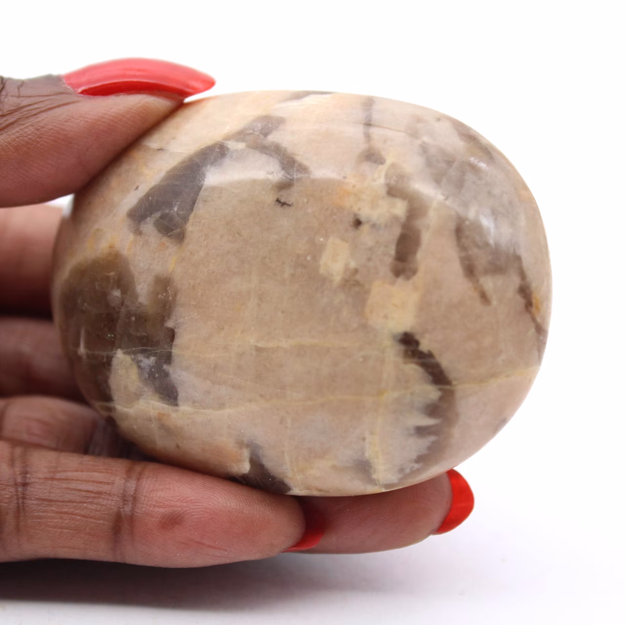 Veldspaatkiezelsteen uit Madagaskar – Mineraalexemplaar