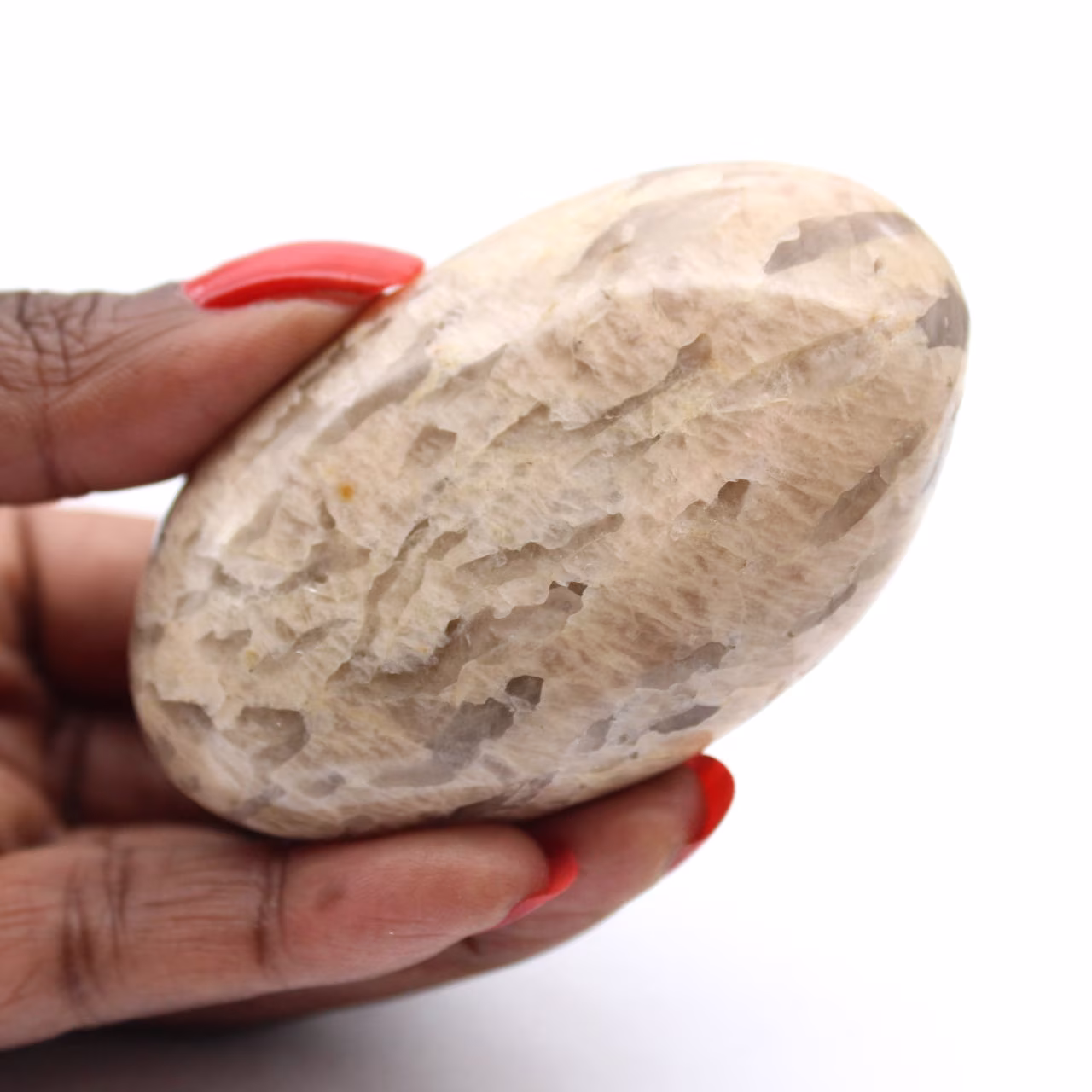 Natuurlijke kiezelsteen van Malagassisch veldspaat – Mineralencollectie