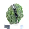 Ruwe Finse chroomdiopside op een sokkel, groene steen, 135 g - 4