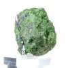 Ruwe Finse chroomdiopside op een sokkel, groene steen, 135 g - 6