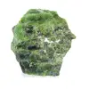 Natuurlijke, ruwe chroomdiopside uit Finland op een basis van 65 g - 0