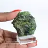 Natuurlijke, ruwe chroomdiopside uit Finland op een basis van 65 g - 1