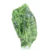 Ruwe chroomdiopside uit Finland, groen mineraal op een basis, 60 g - 5
