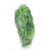 Ruwe chroomdiopside uit Finland, groen mineraal op een basis, 60 g - 6