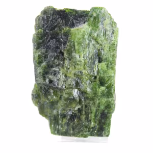 Ruwe, verzamelbare chromediopside, Finse groene steen, 65 g