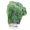 Ruwe Finse chromediopside, natuurlijk mineraal op een basis, 55 g - 5