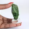 Ruwe chromediopside op een basis, Scandinavisch exemplaar 50 g - 1