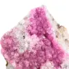 Cobaltocalcite du Congo, cristaux roses en vitrine - 5
