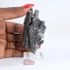Cristal de cyanite noire brésilienne sur support acrylique 50 g - 1