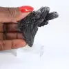 Cyanite noire brésilienne, pièce naturelle sur socle 40 g - 1
