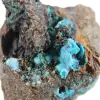 Natuurlijke brochantiet uit Chili op ganggesteente - Ruw mineraal - 5