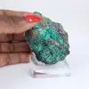 Chileense brochantiet: Ruw mineraal op ganggesteente en ondergrond - 1
