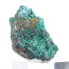 Chileense brochantiet: Ruw mineraal op ganggesteente en ondergrond - 2