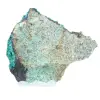 Mineralogisch specimen van groene brochantiet uit Chili op een voetstuk - 3