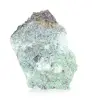 Ruwe groene brochantietmineraal uit Chili op ganggesteente. - 3