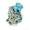 Exemplaar van natuurlijke brochantiet uit Chili op een voetstuk - 3