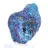 Chalcopyrite irisée du Mexique, agrégat naturel présenté sur socle
