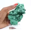 Groot naaldvormig malachietaggregaat uit DRC op acrylen voet - 7