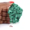 Klein vezelig malachietspecimen uit DRC, inclusief acrylen voet - 6