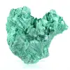 Malachietspecimen met groene vezels uit Congo, acrylen standaard - 0