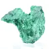 Malachietspecimen met groene vezels uit Congo, acrylen standaard - 3