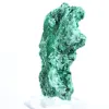 Vezelige malachiet met platte vorm uit DRC, decoratief mineraal op voet - 3