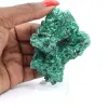 Malachiet uit Congo met vezelige structuur, mineraalspecimen op voet - 6
