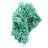 Malachiet uit Congo met vezelige structuur, mineraalspecimen op voet