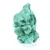 Dichte malachiet met strak vezelpatroon uit Congo, mineraal op acryl - 1