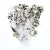 Natuurlijke octaëdrische pyrietkristallen uit Peru op een basis - 1