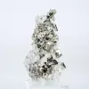 Pyriet uit Peru in octaëdrische vormen – een verzamelobject op een voetstuk. - 1