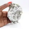Natuurlijke octaëdrische pyriet – Peruaanse kristalgroep - 9