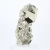 Octaëdrische pyriet uit Peru, ruwe verzamelaarssteen. - 3