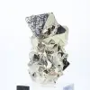 Pyriet-octaëders uit Peru – Natuurlijk exemplaar op een sokkel - 2