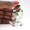 Octaëdrisch pyrietmineraal uit Peru, voor verzamelaars. - 7