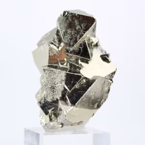 Octaëdrisch pyrietmineraal uit Peru, voor verzamelaars.