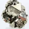 Authentieke octaëdrische pyriet uit Peru – Pronkstuk - 5