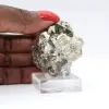 Authentieke octaëdrische pyriet uit Peru – Pronkstuk - 6