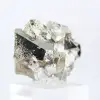 Geometrische pyriet uit Peru – Octaëdrische kristallen op een basis - 1