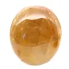 Gele kwarts kiezelsteen uit Madagaskar, natuursteen - 1