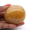 Gele kiezelsteen van Malagassische kwarts voor minerale decoratie - 2