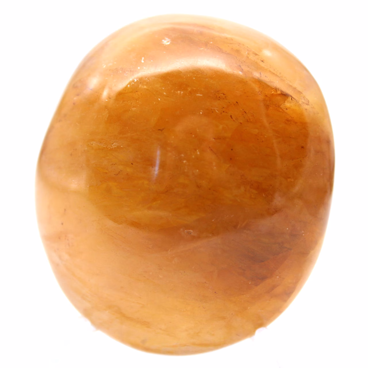 Gele kiezelsteen van Malagassische kwarts voor minerale decoratie