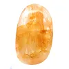 Gepolijste gele kwarts kiezelsteen uit Madagaskar voor mineralenvitrine - 1