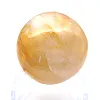 Gele kwarts kiezelsteen uit Madagaskar voor mineralogische vitrine - 0